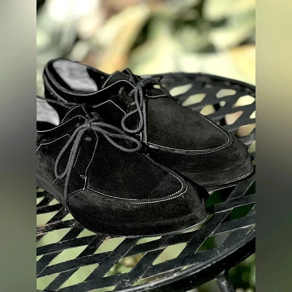 Robert Clegerie — Suede Platform Loafers - Picture 2 of 3